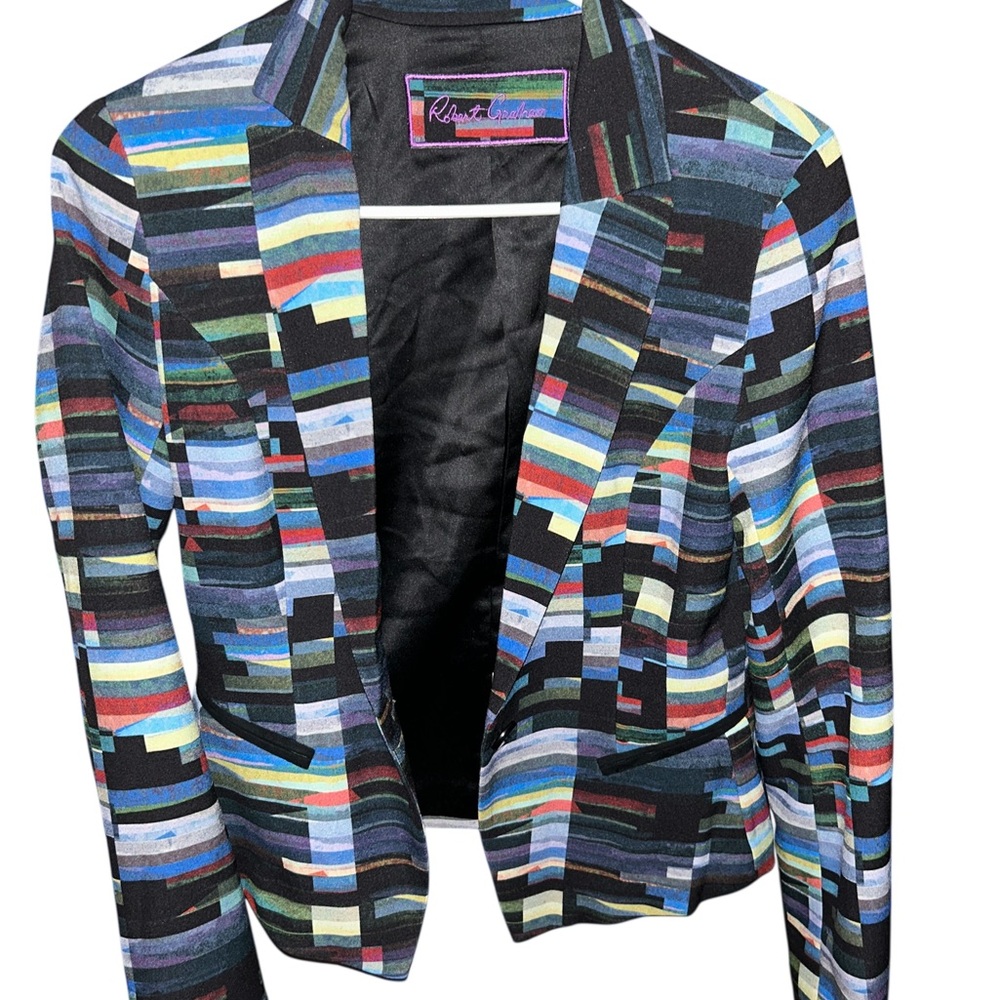 Robert Graham Multicolor Patterned Jacket - image 1